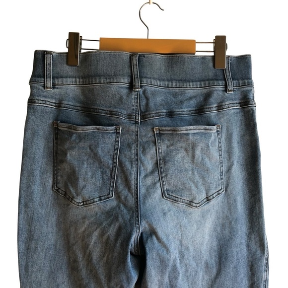 Spanx Jeggings Light Wash 1X High Rise Tummy Control Denim - Picture 11 of 14